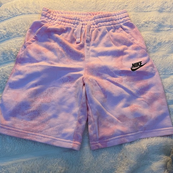 Nike Pants - pink marble nike shorts